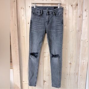 All Saints Grey Skinny Jeans
